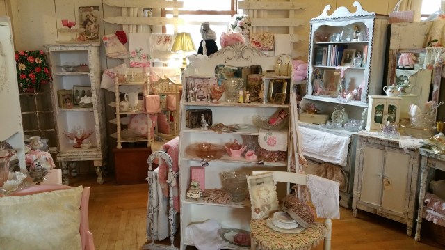 shabby cottage display