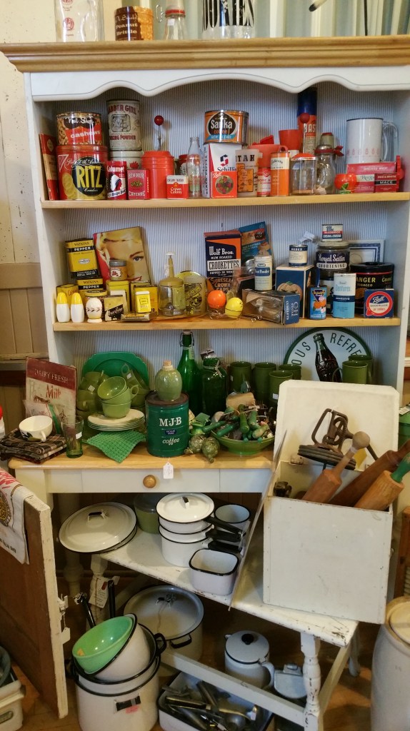 Vintage kitchen display